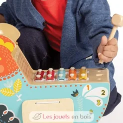 Poule musicale en bois - Manhattan Toy