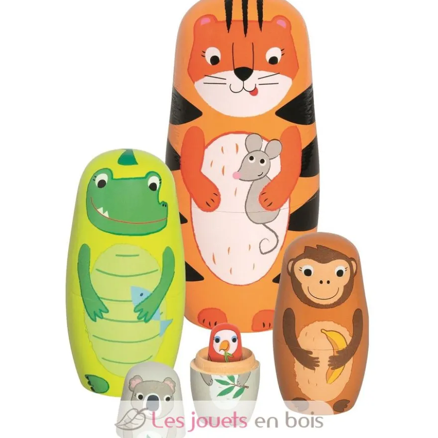 Poupées gigognes Tigre Tavi et ses amis - Goki