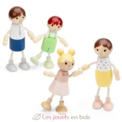 Poupées miniatures en bois - New Classic Toys
