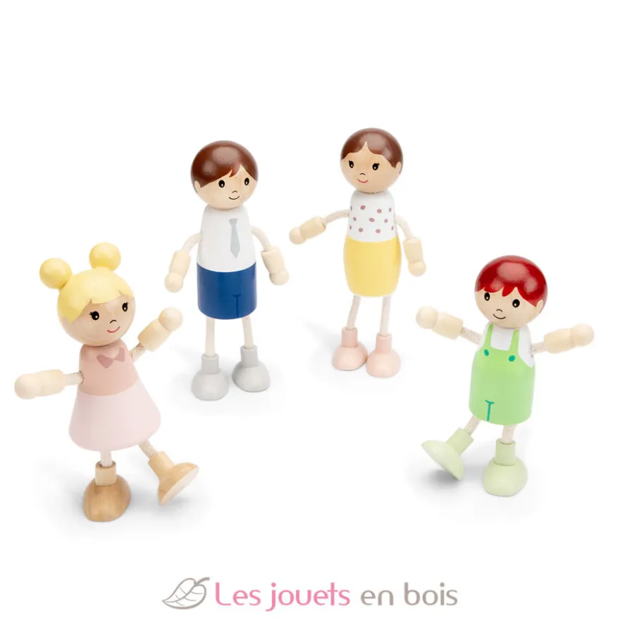 Poupées miniatures en bois - New Classic Toys