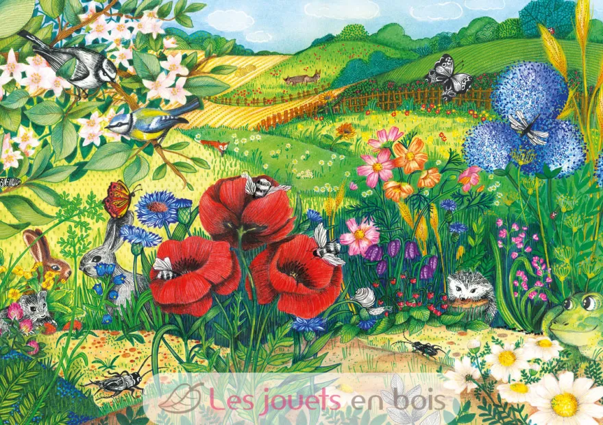 Prairie en fleurs - Puzzle Michèle Wilson