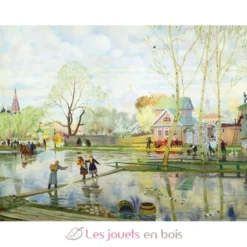 Printemps russe de Kustodiev - Puzzle Michèle Wilson
