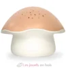 Projecteur d'étoiles Champignon rose - Pabobo