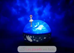 Projecteur d'étoiles musical Ballerine bleu - Trousselier