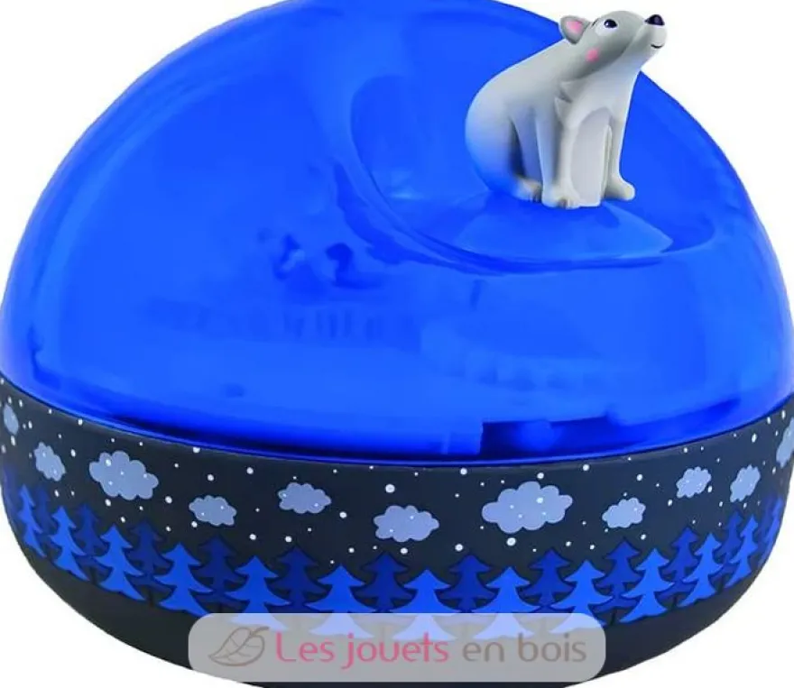 Projecteur musical d'aurores boréales Ours - Trousselier