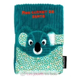 Protège carnet de santé Berlingos le koala bleu vert - Les Déglingos