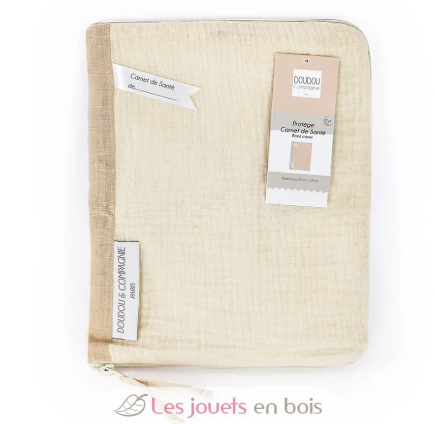 Protège carnet de santé Happy Wild - Doudou et Compagnie