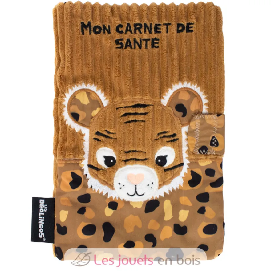 Protège carnet de santé Spéculos tigre marron Déglingos