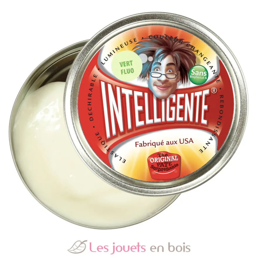 Pâte intelligente Vert fluo -