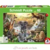 Puzzle Animaux en Afrique 60 pcs - Schmidt Spiele