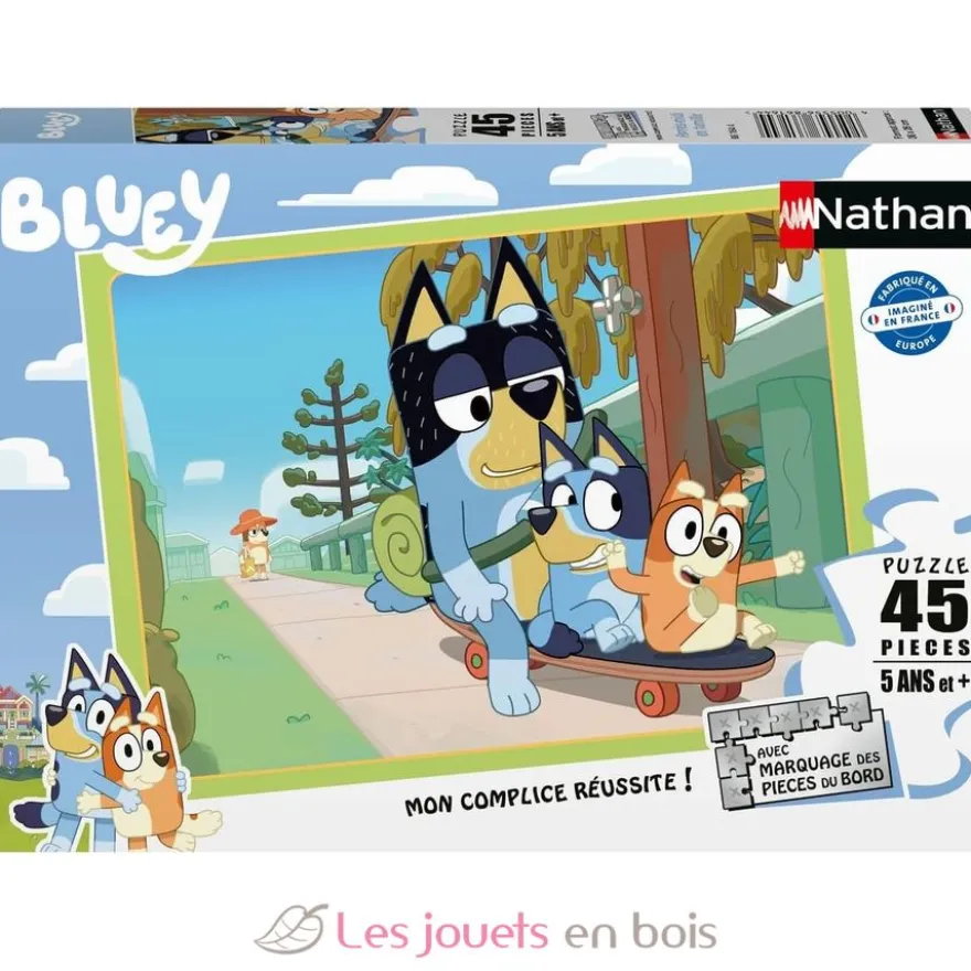 Puzzle Après-midi en famille Bluey 45 pcs - Nathan