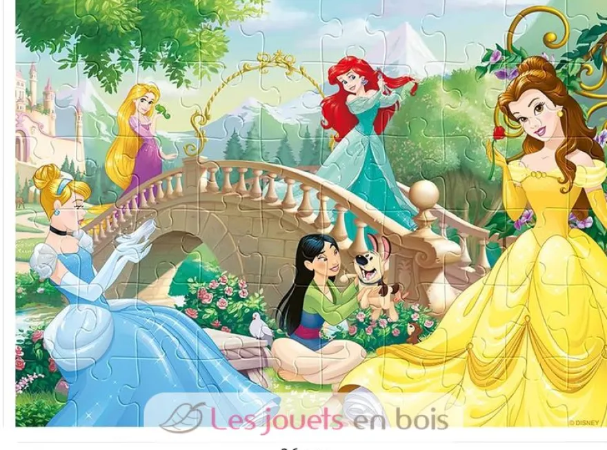 Puzzle Après-midi entre princesses Disney 60 pcs - Nathan