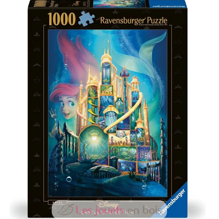 Puzzle Ariel Châteaux Disney 1000 pièces - Ravensburger