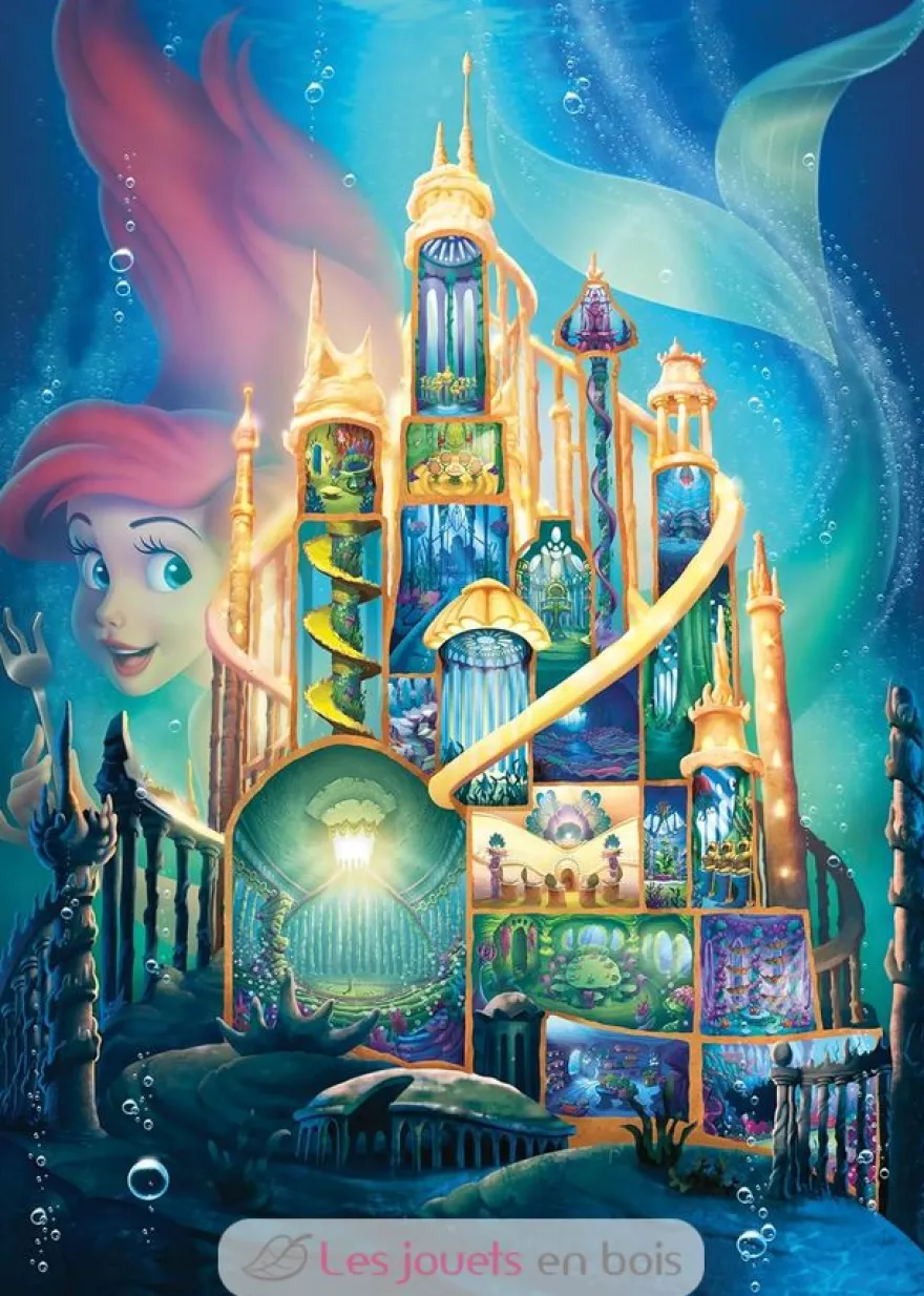 Puzzle Ariel Châteaux Disney 1000 pièces - Ravensburger