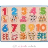 Puzzle association chiffres et couleurs - Bigjigs Toys
