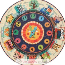 Puzzle auto-correcteur Horloge - Mideer
