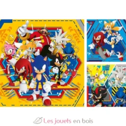 Puzzle Aventures de Sonic 3x49 pcs - Ravensburger