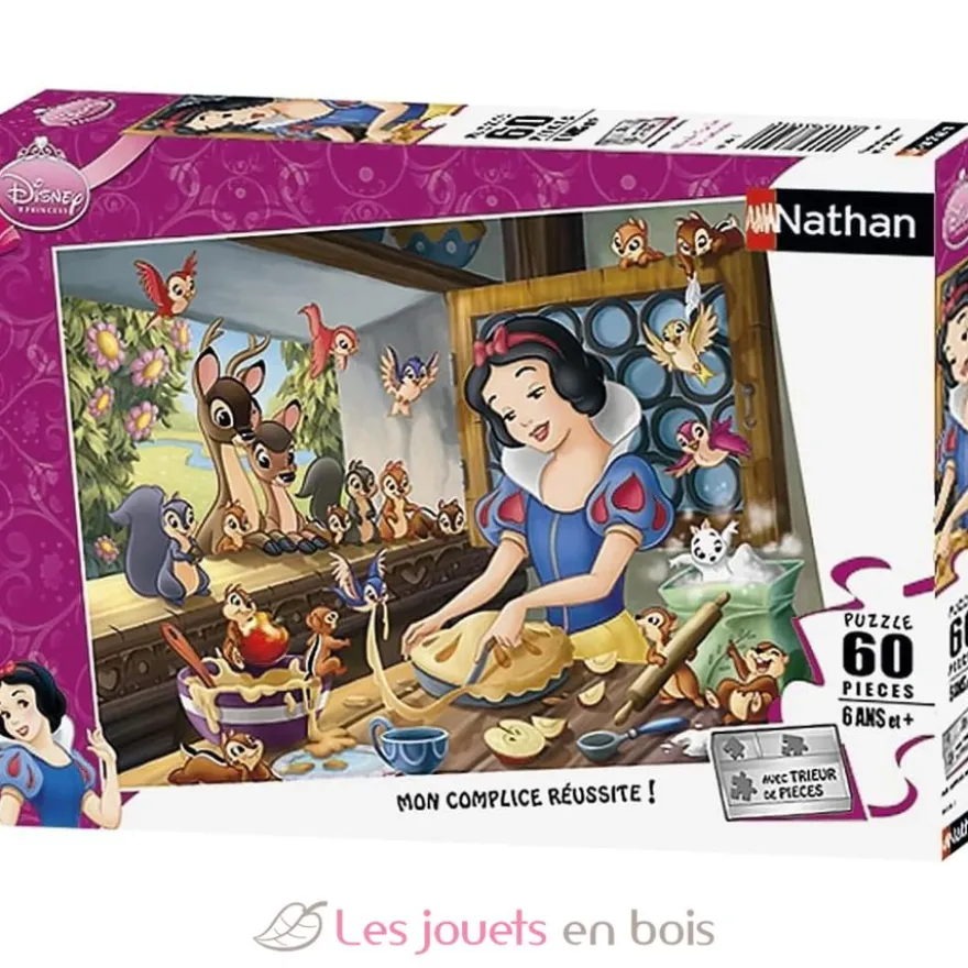 Puzzle Blanche neige 60 pcs - Nathan