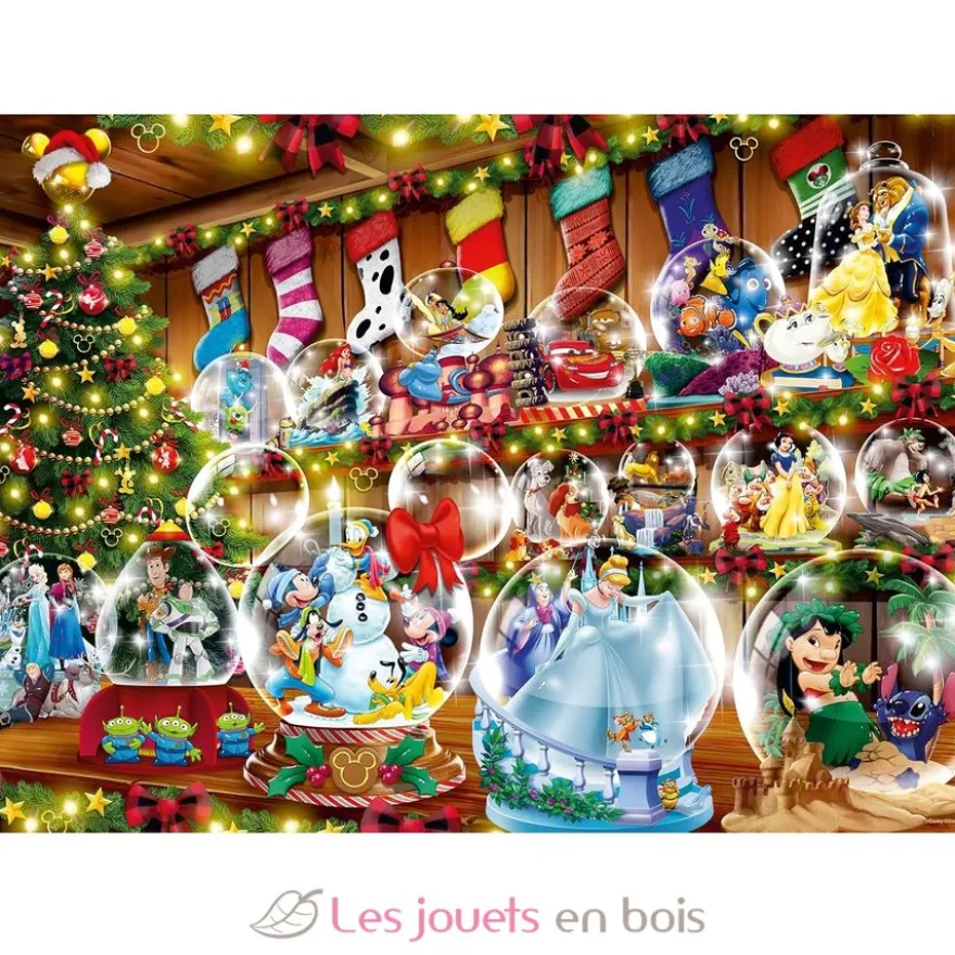 Puzzle Boules à neige Disney 1000 pcs - Ravensburger