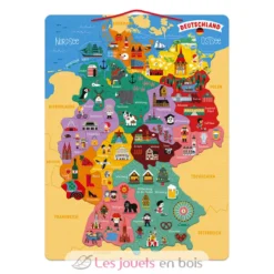 Puzzle carte d'Allemagne magnétique - Janod