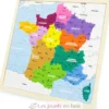 Puzzle carte de France les régions - Ulysse