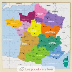 Puzzle carte de France les régions - Ulysse