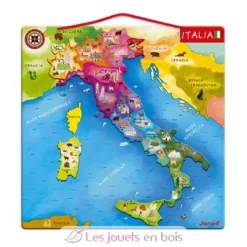 Puzzle carte d'Italie magnétique - Janod