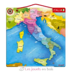 Puzzle carte d'Italie magnétique - Janod