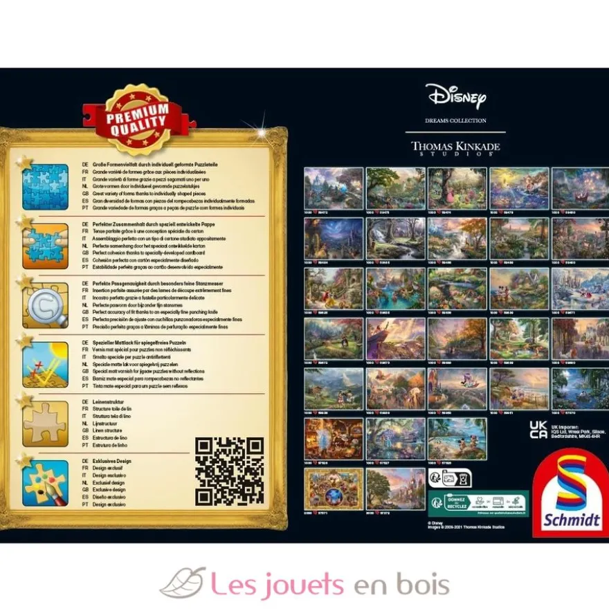 Puzzle Cendrillon conte de fées 1000 pcs - Schmidt Spiele