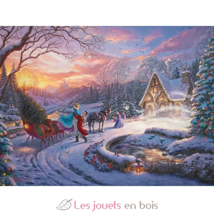Puzzle Cendrillon ramène le sapin 1000 pcs - Schmidt Spiele