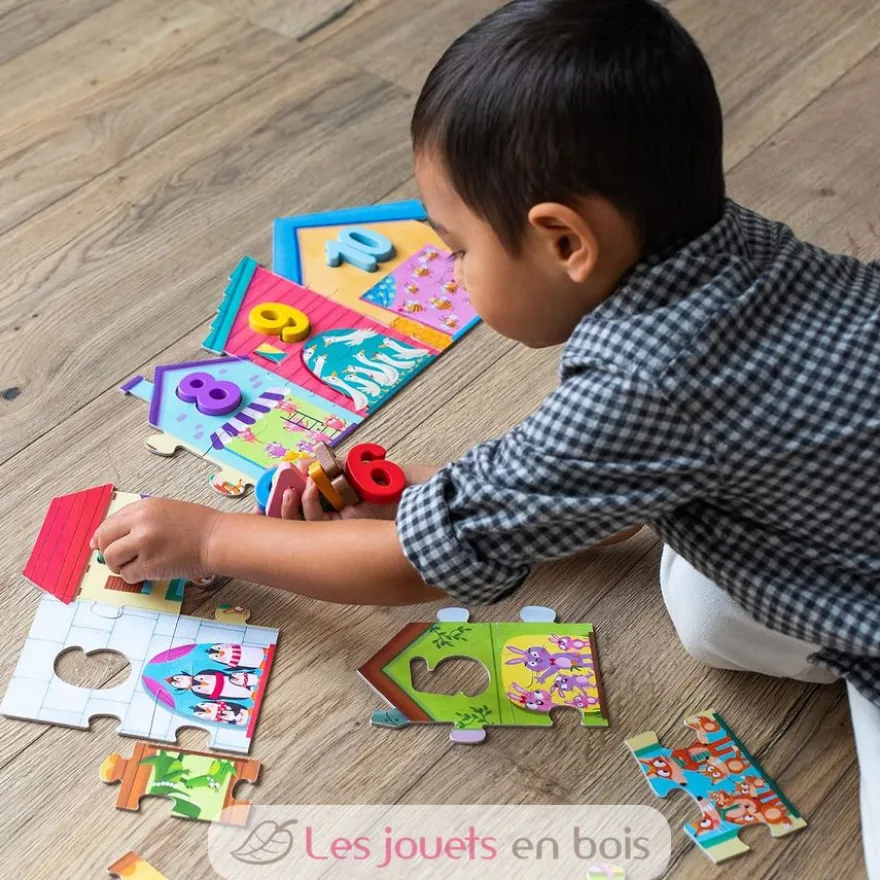Puzzle chiffres de 1 à 10 - Goula