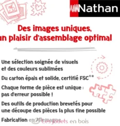 Puzzle Château de Villandry 1000 pcs - Nathan