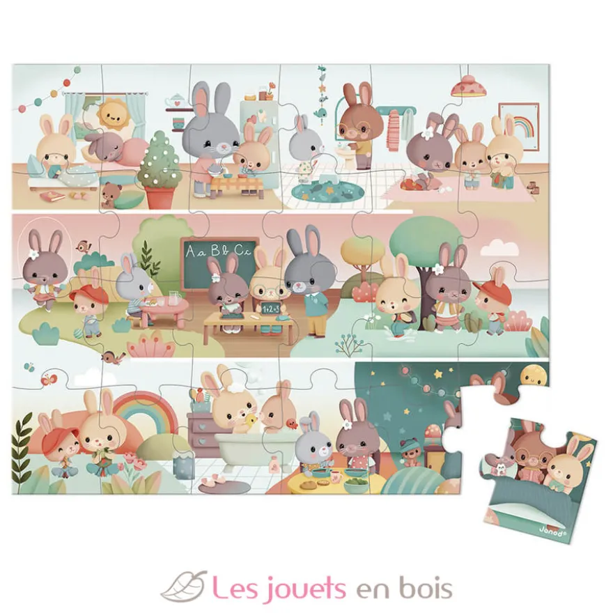 Puzzle Concert Rock Licornes 24 pcs - Janod
