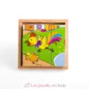 Puzzle cube Animaux - Bigjigs Toys