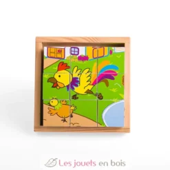 Puzzle cube Animaux - Bigjigs Toys