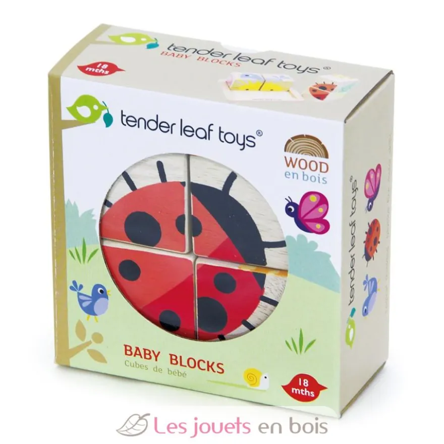 Puzzle 4 cubes - Tender Leaf Toys