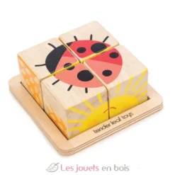 Puzzle 4 cubes - Tender Leaf Toys