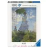 Puzzle d'art 1000 pièces - Femme à l'ombrelle Claude Monet - Ravensburger