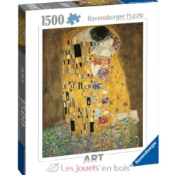 Puzzle d'art 1500 pièces - Le baiser de Gustav Klimt - Ravensburger