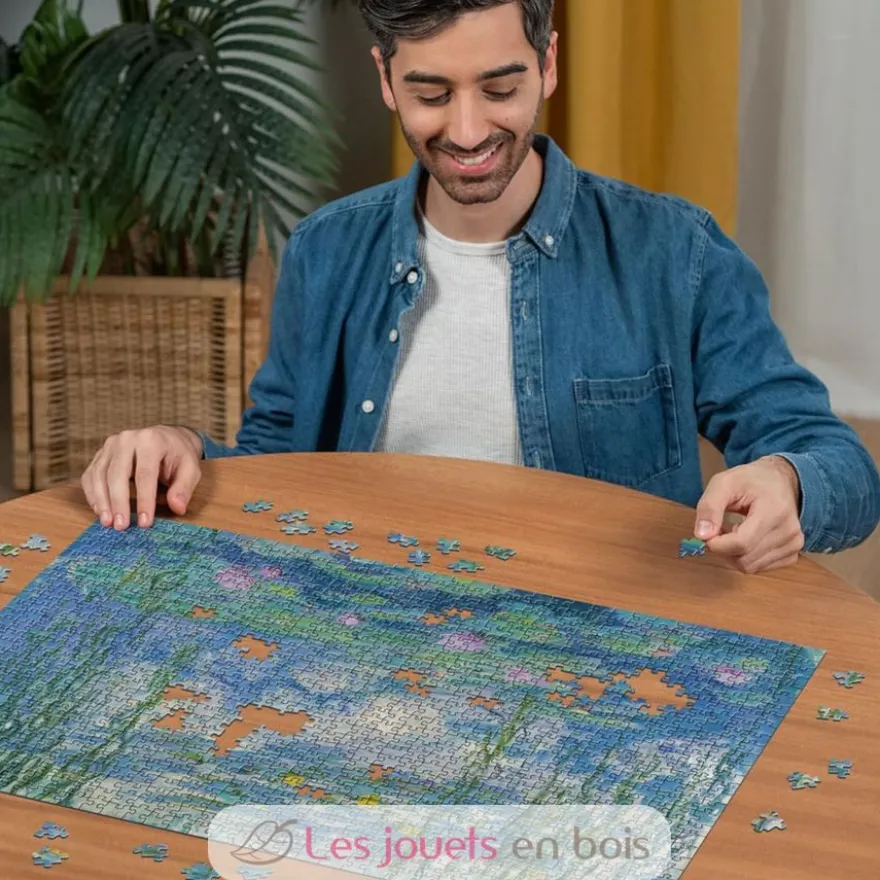 Puzzle d'art 1000 pièces - Les Nymphéas Claude Monet - Ravensburger