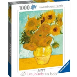 Puzzle d'art 1000 pièces - Les Tournesols de Van Gogh - Ravensburger