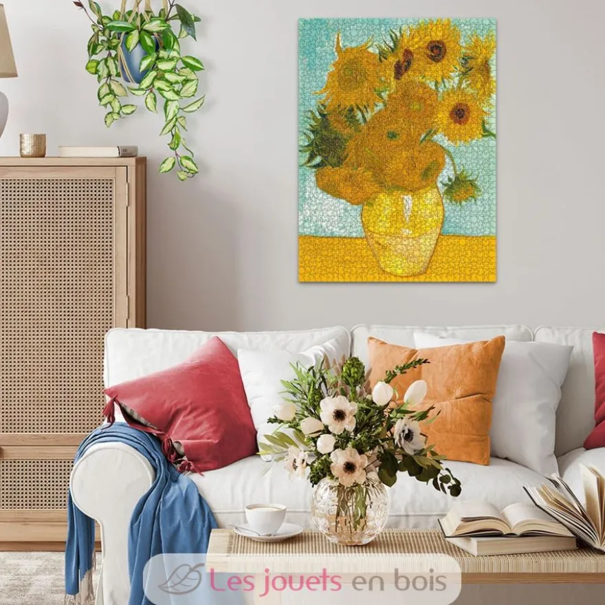 Puzzle d'art 1500 pièces - Les Tournesols de Vincent Van Gogh - Ravensburger