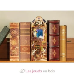 Puzzle 3D Bibliothèque magique en bois - Book Nook - Tonecheer