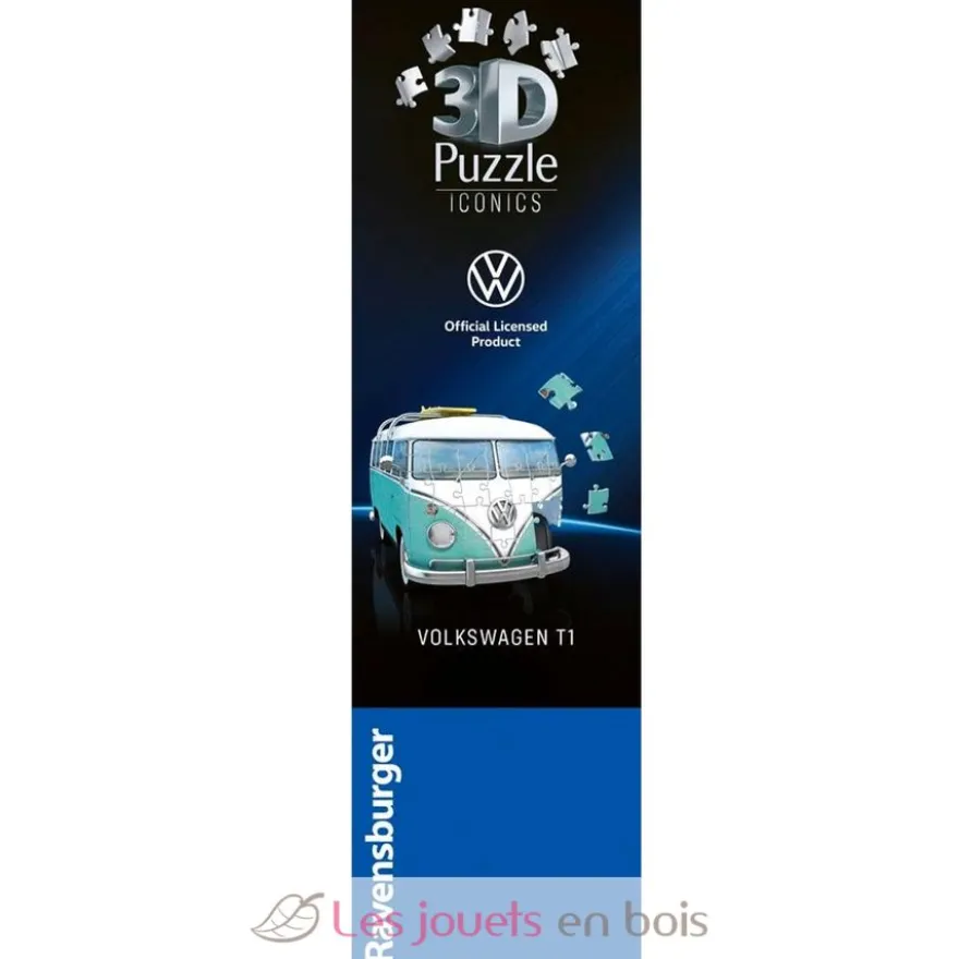 Puzzle 3D Combi T1 Volkswagen Chrome 162 pièces - Ravensburger