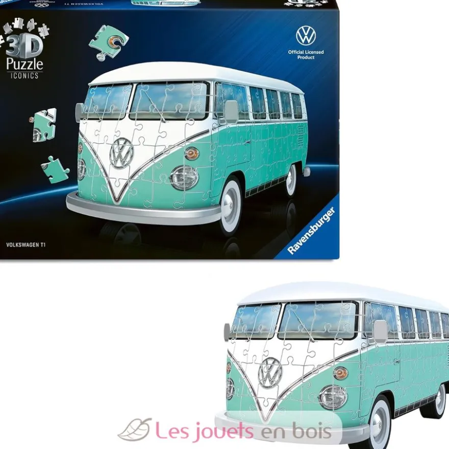 Puzzle 3D Combi T1 Volkswagen 162 pcs - Ravensburger