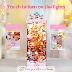 Puzzle 3D Doux rêve en bois - Book Nook - Tonecheer