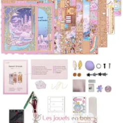 Puzzle 3D Doux rêve en bois - Book Nook - Tonecheer