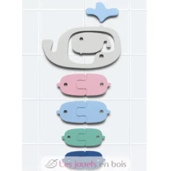 Puzzle de bain - Baleines - Quut