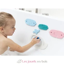 Puzzle de bain - Baleines - Quut