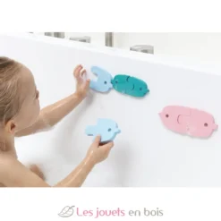 Puzzle de bain - Baleines - Quut